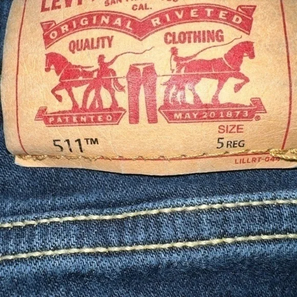 Levi’s Boy’s Jeans. Levi’s 511. Size 5 regular. Boy’s clothing - Picture 4 of 5